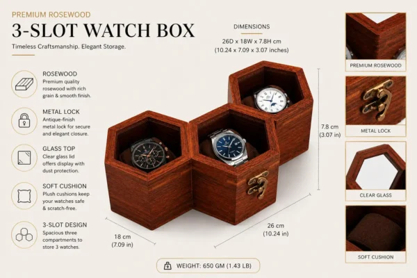BT-42 HoneyComb 3 Watch box (8)