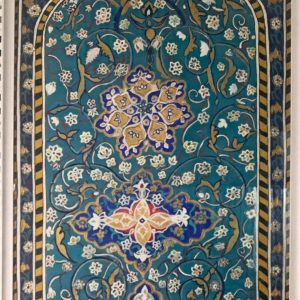 Royal Mughal Floral Elegance Handmade Painting